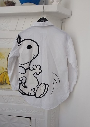 Beyaz Uzun Kollu Pamuklu Gömlek - Görsel 9