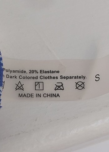 İnce Askılı Mavi Drapeli Mini Bikini Üstü - Görsel 6