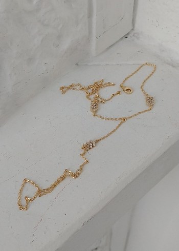 Altın Zincir Detaylı Kadın El Zinciri - Görsel 4