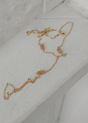 Altın Zincir Detaylı Kadın El Zinciri - Görsel 6