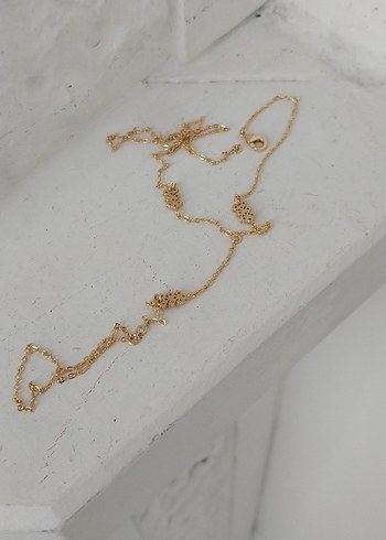 Altın Zincir Detaylı Kadın El Zinciri - Görsel 5