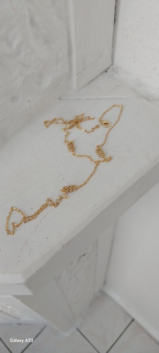 Altın Zincir Detaylı Kadın El Zinciri - Görsel 5