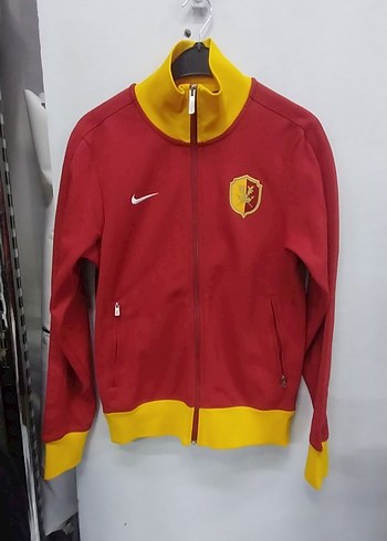 Nike Kırmızı Sarı Fermuarlı Kadın eşofman üstü - Görsel 2