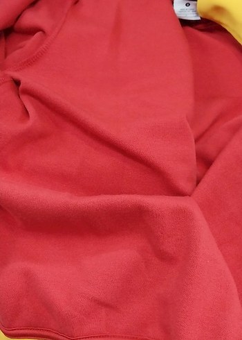 Nike Kırmızı Sarı Fermuarlı Kadın eşofman üstü - Görsel 9