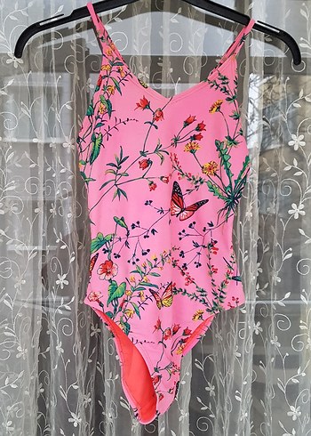 Renkli Çiçekli Mini Kadın Mayo - Görsel 2