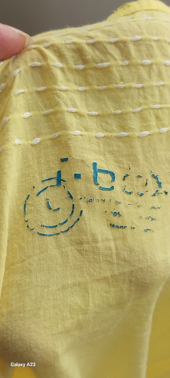 Sarı V Yakalı Nakışlı Bohem pareo - Görsel 5