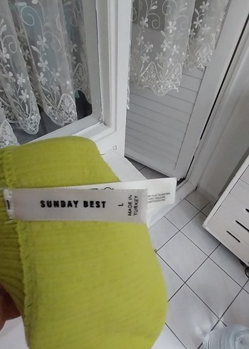 Sarı Straplez Triko Bustiyer - Görsel 7