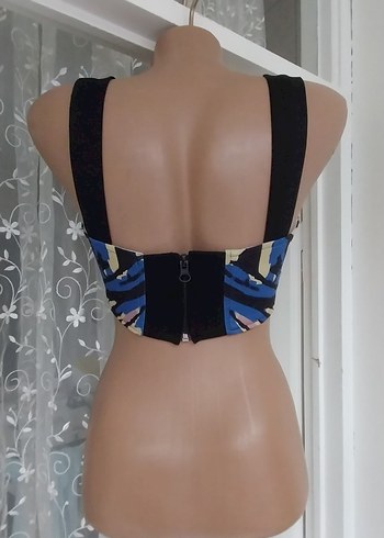 Bağlama Desenli Mini Streetwear  büstiyer - Görsel 4