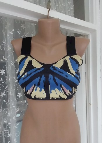 Bağlama Desenli Mini Streetwear  büstiyer - Görsel 2