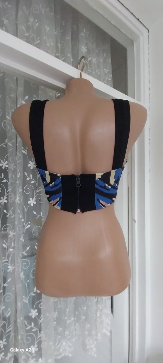 Bağlama Desenli Mini Streetwear  büstiyer - Görsel 4