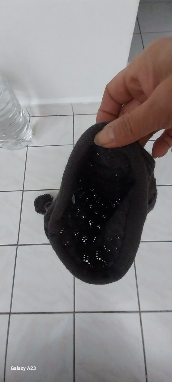 Gri Örgü Bohem Kadın Bere - Görsel 5