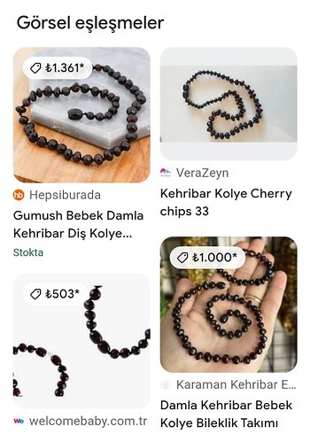 Damla bebek dış kehribar - Görsel 2