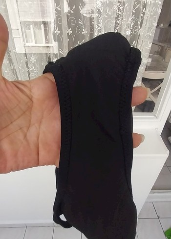 s Beden Siyah Kadın Bikini Altı