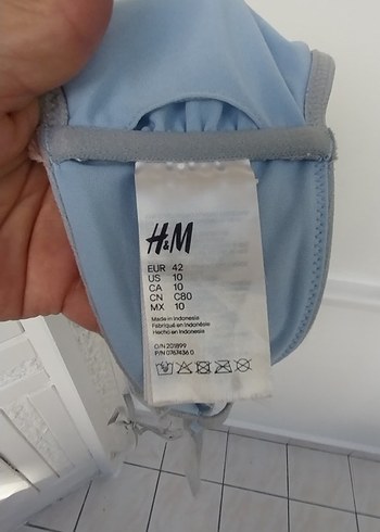 Gri Mini Askılı Kadın Bikini Üstü - Görsel 3