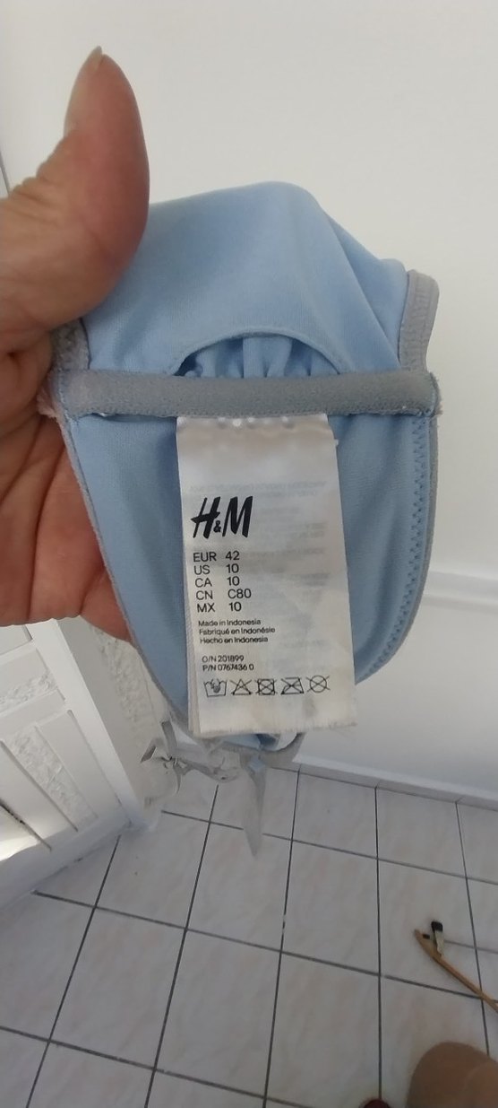 Gri Mini Askılı Kadın Bikini Üstü - Görsel 3