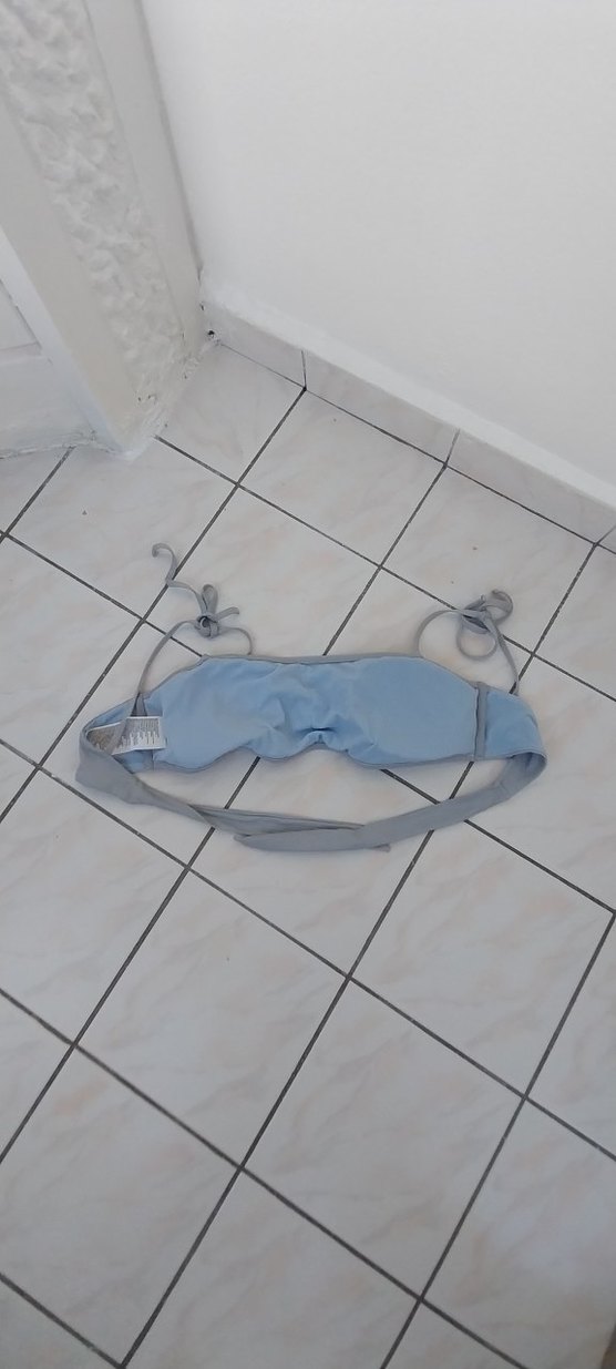 Gri Mini Askılı Kadın Bikini Üstü - Görsel 4