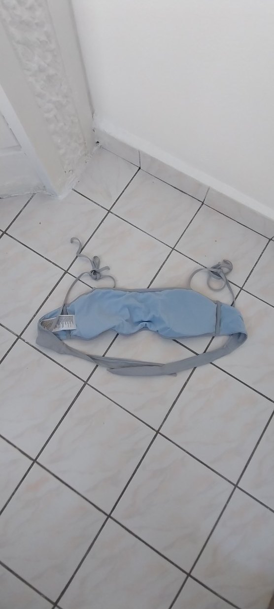 Gri Mini Askılı Kadın Bikini Üstü - Görsel 5