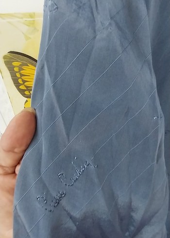 Uzun Kollu, Bol Kesim Mavi erkek Sabahlık - Görsel 10