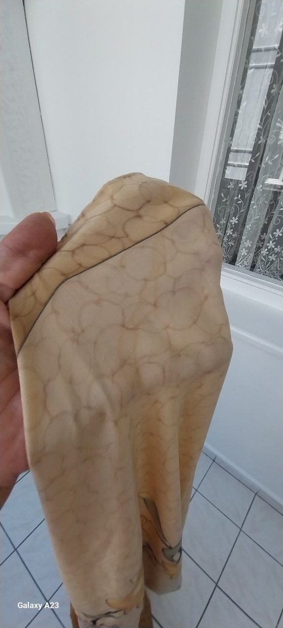 Bej Çiçek Desenli Bohem Uzun Pareo - Görsel 5