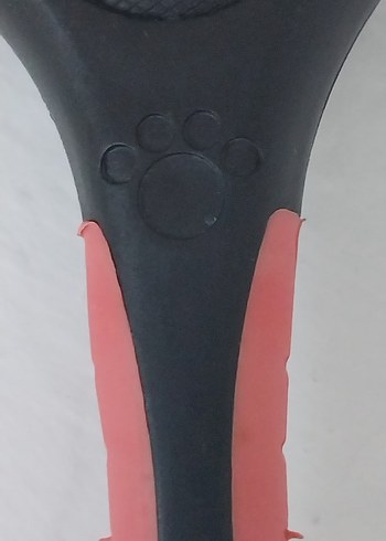 Kırmızı Siyah kedi tarağı ve fırçası - Görsel 3