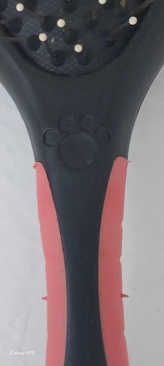 Kırmızı Siyah kedi tarağı ve fırçası - Görsel 3