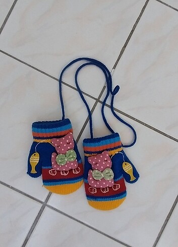 Beden çeşitli Renk Yün bebek eldiven