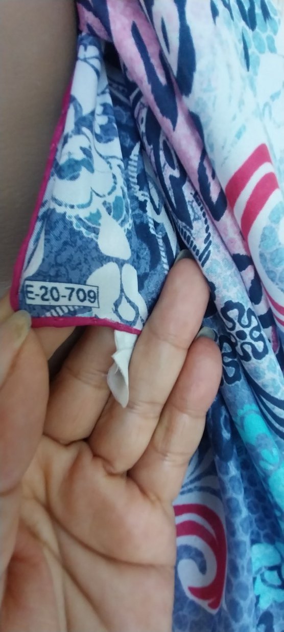 Renkli ipek Bağlama Desenli Uzun Pareo - Görsel 4