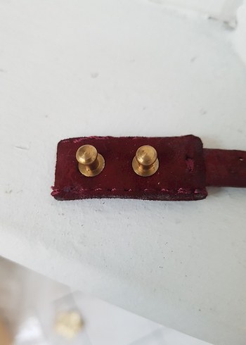 Bordo Boncuk İşlemeli Bohem El Zinciri - Görsel 7