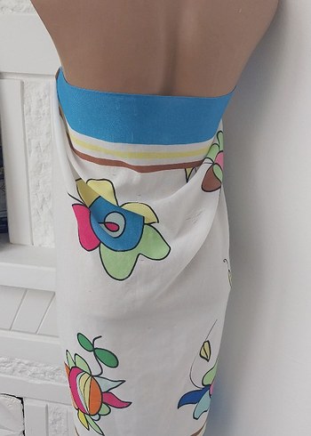 Bohem Tarzı Çok Renkli Uzun Pareo - Görsel 7