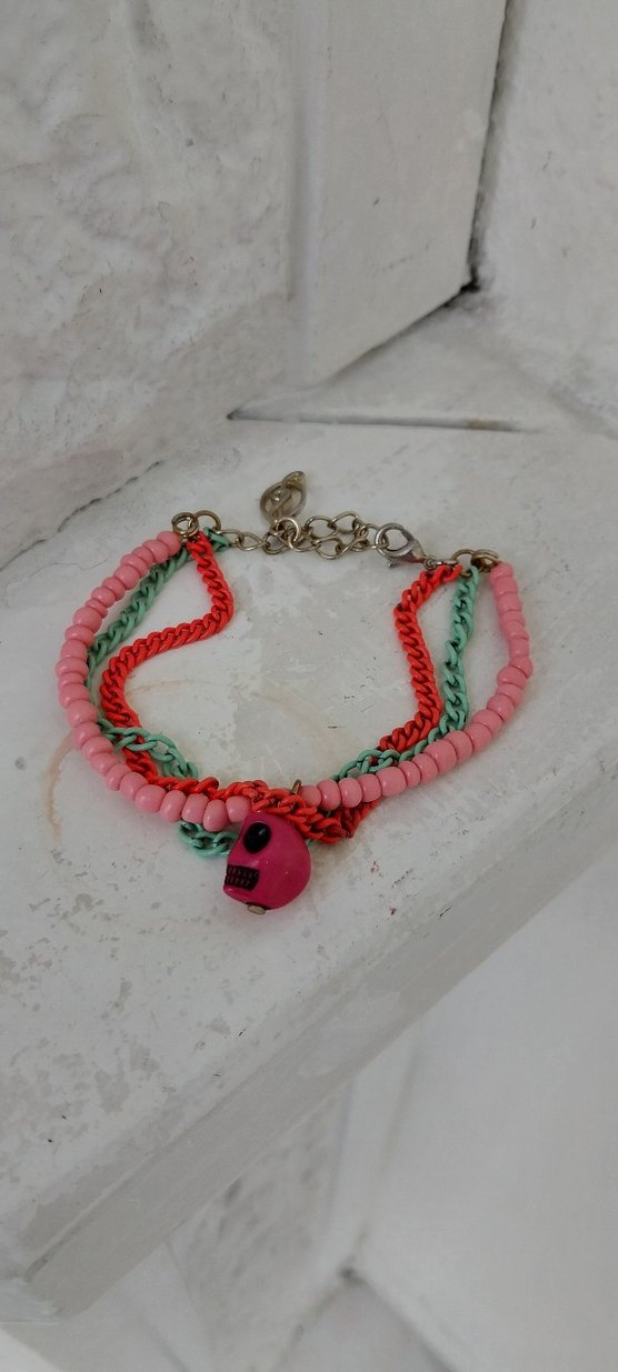 Renkli Zincir Detaylı Kadın El Zinciri - Görsel 3