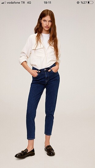 Mango mom jean