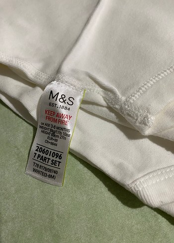 Beyaz Pamuklu Kısa Kollu Bebek Body - Görsel 2