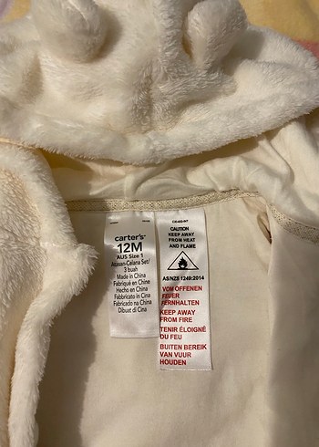 Kız Çocuk Beyaz Kapüşonlu Kürklü Yelek - Görsel 2