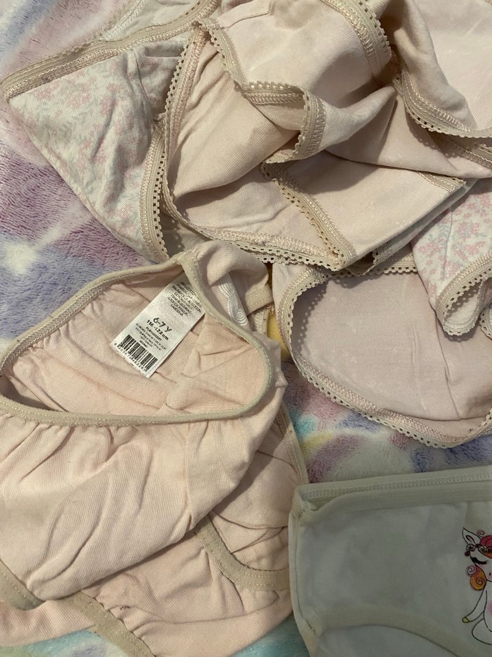 10 adet mix 6-7 yaş kız çocuk kilot - Görsel 3