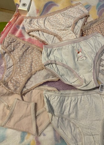 15 adet mix 3-4 yaş kız çocuk kilot - Görsel 2