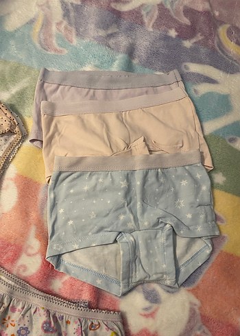 15 adet mix 3-4 yaş kız çocuk kilot - Görsel 3