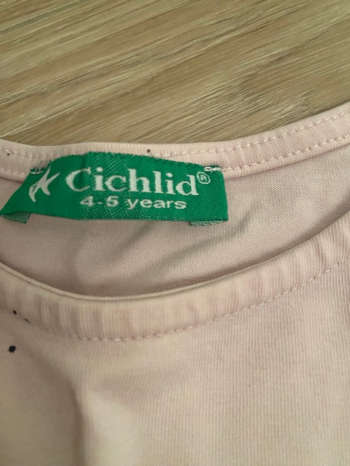 Pembe Uzun Kollu Kız Tişörtü Parlak Detaylı - Görsel 2