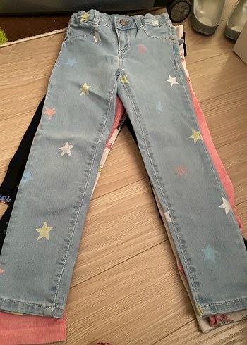 Kız Çocuk Pembe Esnek Tayt - Görsel 3