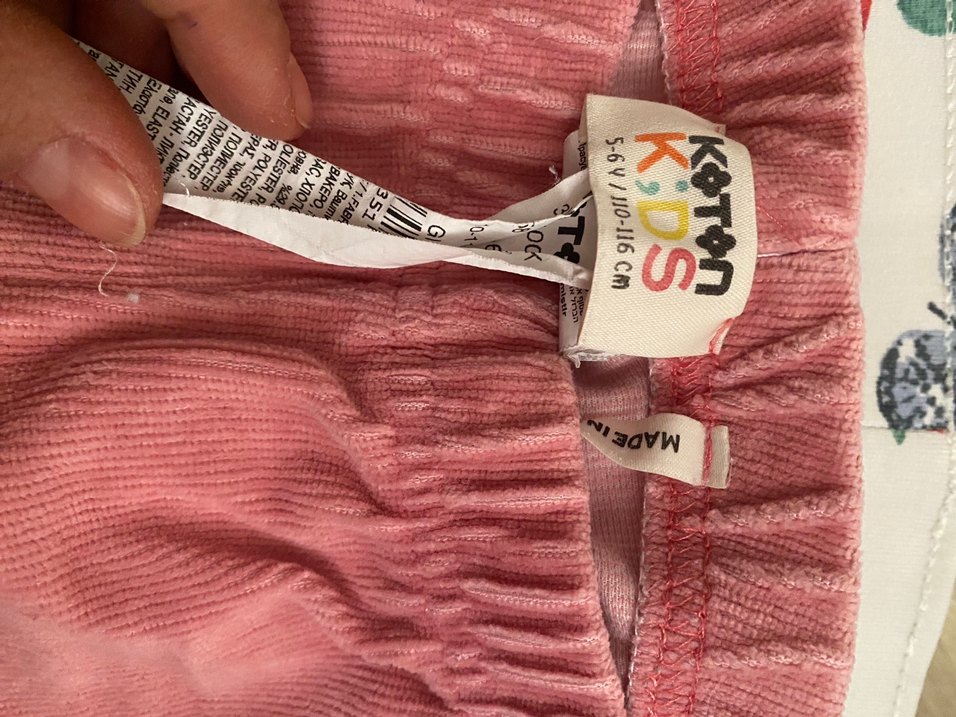 Kız Çocuk Pembe Esnek Tayt - Görsel 2