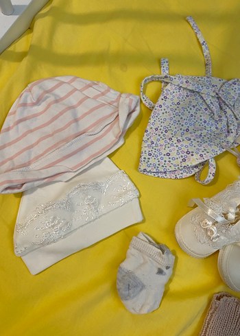 Yeni dogan set kiz bebek
 Pembe Basic Çocuk Saç Bandı - Görsel 2