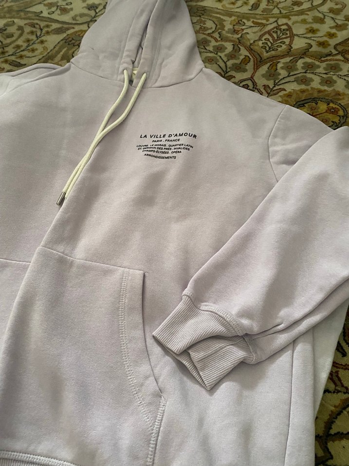 Kadın Beyaz Pamuklu Rahat Kesim Kumaş Pantolon - Görsel 5