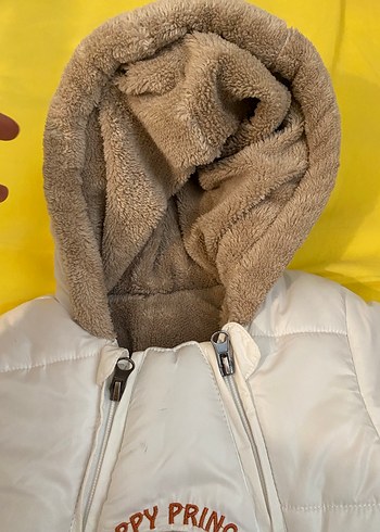 Bebek Kız Beyaz Fermuarlı Tulumu - Görsel 3