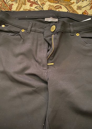 Kadın Siyah Regular Fit Kumaş Pantolon - Görsel 2