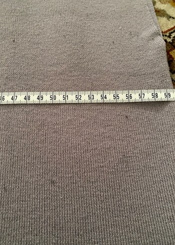 Gri V Yakalı Kemerli Kadın Süveter - Görsel 2