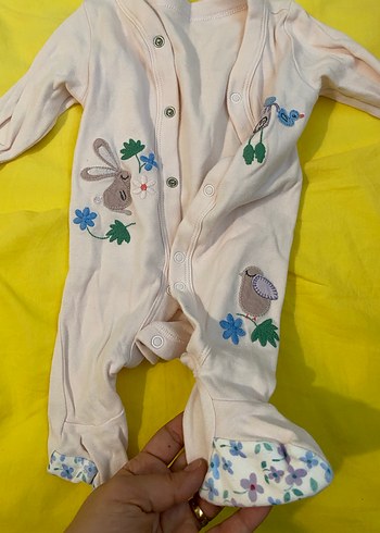 Beyaz Kısa Kollu Bebek Body - Görsel 4