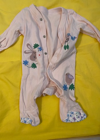 Beyaz Kısa Kollu Bebek Body - Görsel 3