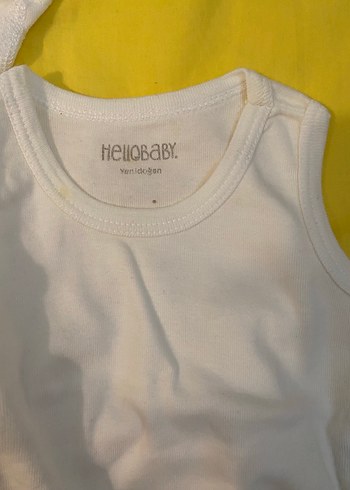 Beyaz Kısa Kollu Bebek Body - Görsel 8