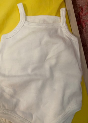 Beyaz Kısa Kollu Bebek Body - Görsel 9