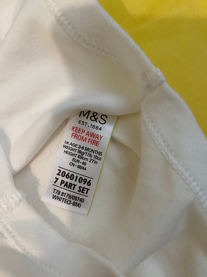 Beyaz Kısa Kollu Bebek Body - Görsel 2