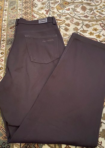 Kahverengi Kadın Deri Pantolon - Görsel 2